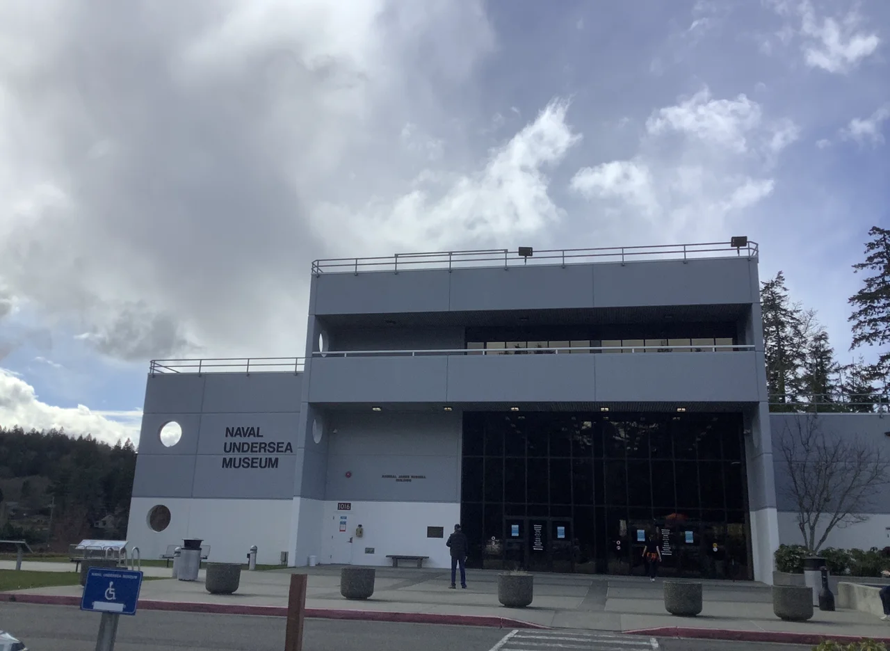 The front of the United States Naval Undersea Museum in Keyport, WA.