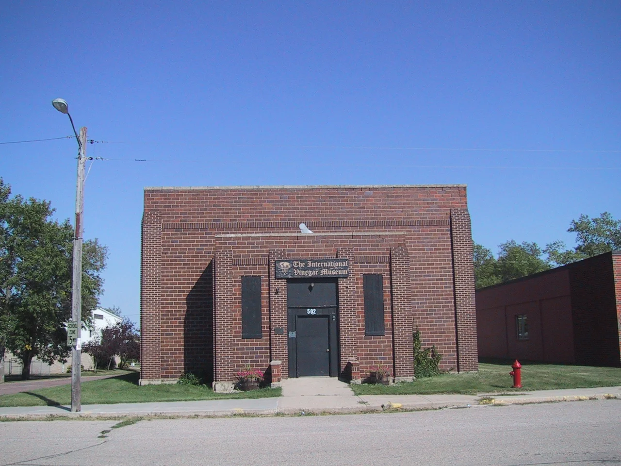 International Vinegar Museum, Roslyn South Dakota USA, summer  2008